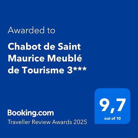 Chabot De Saint Maurice Meuble De Tourisme 3*** Appartement Chambéry Buitenkant foto